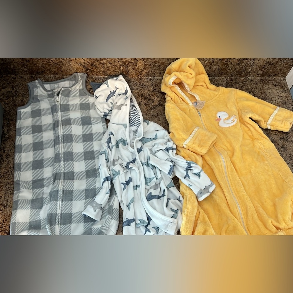 Baby sleep sack/robe bundle